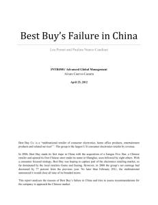 Best Buy's Failure in China