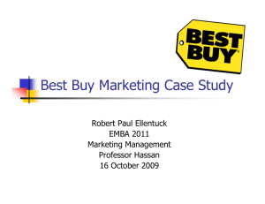 Best Buy Marketing Case Study