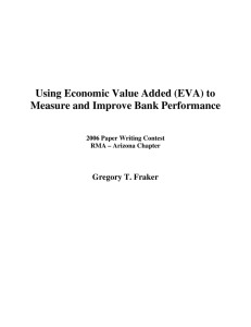 Using Economic Value Added (EVA)