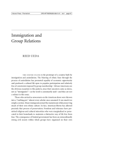 Immigration and Group Relations