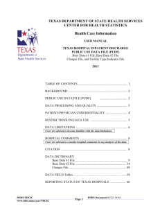 User Manual - Texas Department of State Health Services