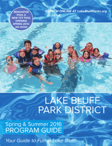 Current Brochure - Lake Bluff Park District