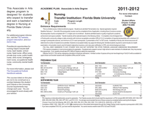 Nursing Transfer Institution: Florida State University