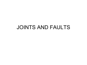 JOINTS AND FAULTS