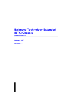 Balanced Technology Extended (BTX) Chassis