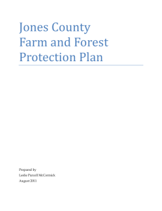 Jones County Farm and Forest Protection Plan