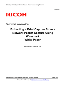 White Paper - Extracting a Print Capture Using Wireshark