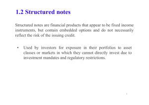1.2 Structured notes