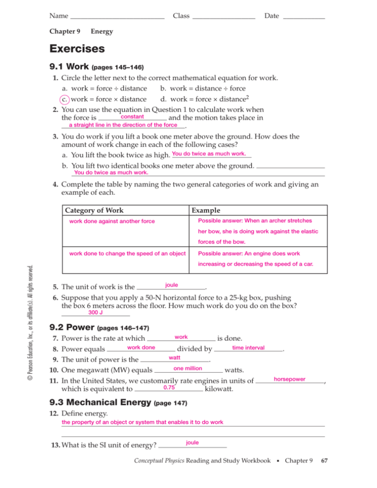 Exercises