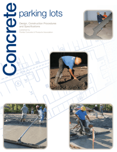 parking lots - Florida Concrete & Product Association