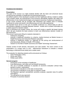 pharmacoeconomics - Università Cattolica del Sacro Cuore