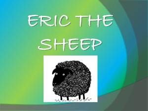 Eric the sheep - Mathematics Centre