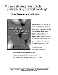 Do your students have trouble understanding chemical bonding?