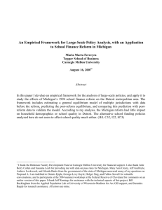 An Empirical Framework for Large-Scale Policy Analysis, with an