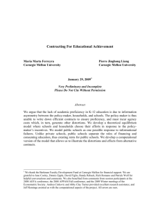 An Equilibrium Analysis of Public School Accountability