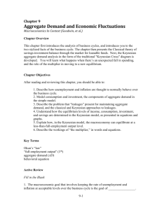 Chapter 9 Aggregate Demand And Economic Fluctuations