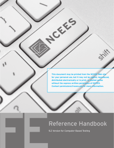 NCEES FE Reference Handbook V9.2