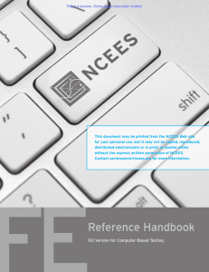 FE Reference Handbook 9.0, CBT edition