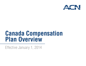 Canada Compensation Plan Overview