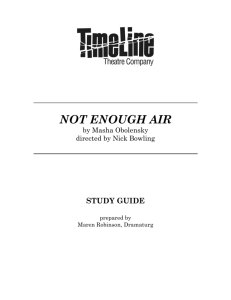 not enough air - TimeLine Theatre Company