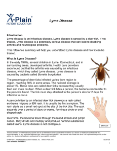 Lyme Disease (Patient Education Institute)