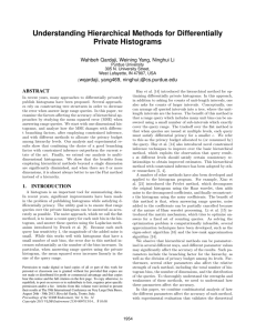 Understanding Hierarchical Methods for Differentially Private