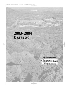 catalog - Quinnipiac University