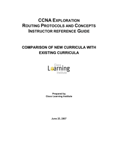ccna exploration routing protocols and concepts instructor reference