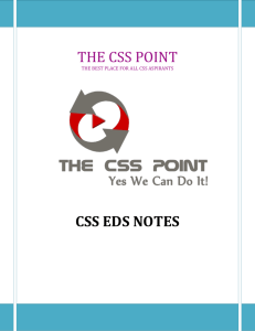css eds notes - The CSS Point