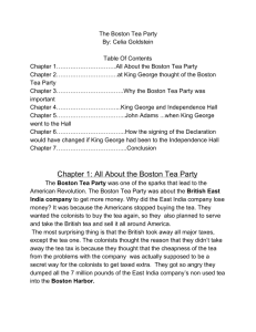 Chapter 1: All About the Boston Tea Party