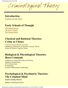 Classical And Rational Theories