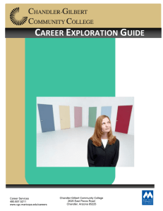 career exploration guide - Chandler
