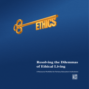 Resolving the Dilemmas of Ethical Living Resolving the Dilemmas of