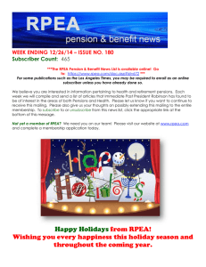 Happy Holidays from RPEA! Wishing you every happiness this