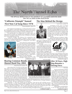 Fall 2004 - Cal Band Alumni Association