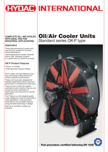 Oil/Air Cooler Units