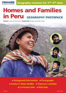 Home and families in Peru