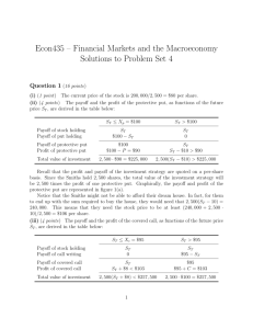 Econ435 – Financial Markets and the