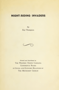 Night-riding invaders