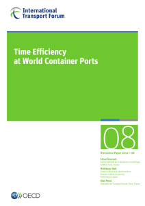 Time Efficiency at World Container Ports