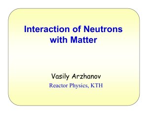 Neutron Transport Theory and Reactor Kinetics
