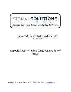 PercentSleep Manual