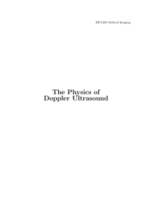 The Physics of Doppler Ultrasound