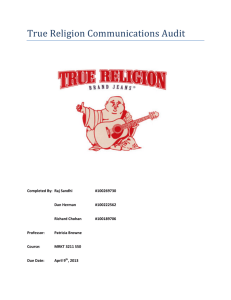 True Religion Audit