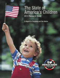 State of America's Children - American Humane Association