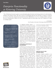 Enterprise Functionality at Kettering University