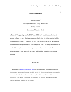 Inflation and the Poor - Center For Global Development