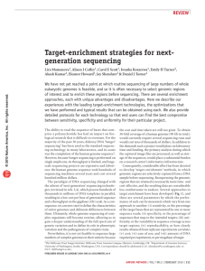 Target-enrichment strategies for next