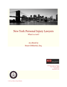 What is a Tort? - Personal Injury Lawyers