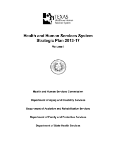 Health and Human Services System Strategic Plan 2013